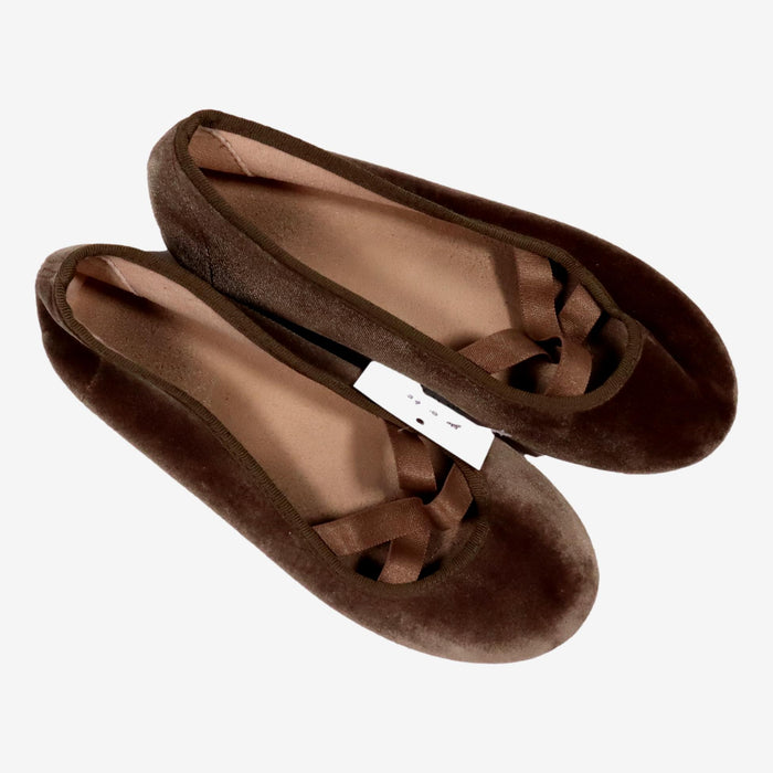 ZARA P 33 Ballerines marrons velours