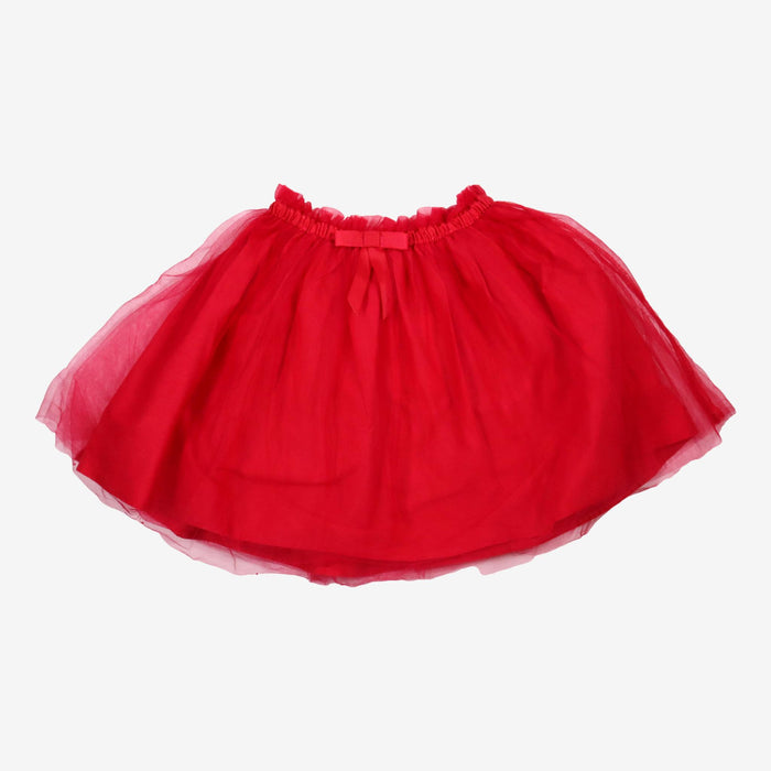 JACADI 8 ans Jupe en tulle rouge