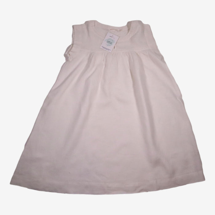 MONOPRIX 8 ans robe blanche en lin