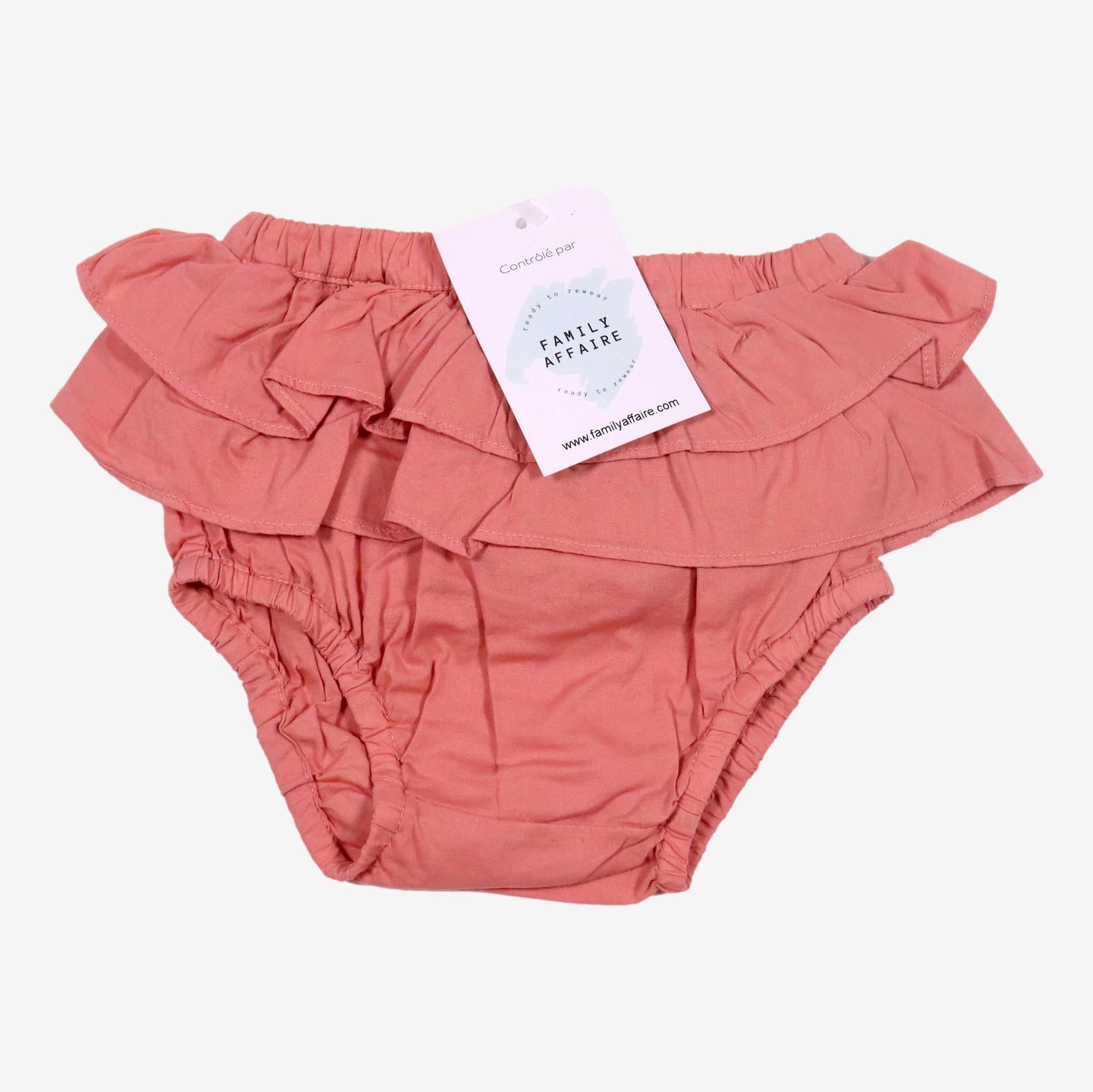 BABE & TESS 6 mois Bloomer rose volants