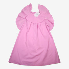 JACADI 8 ans robe rose à manches volantes