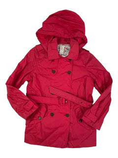 BONPOINT 8 ans manteau trench de pluie rouge