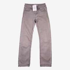 MONOPRIX 8 ans pantalon slim gris clair