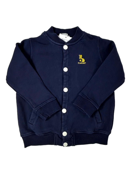 BONPOINT 4 ans Gilet veste bleu marine