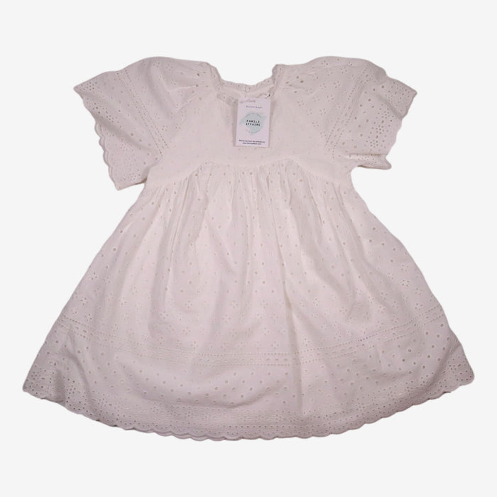 ZARA 5 ans robe blanche broderies anglaises