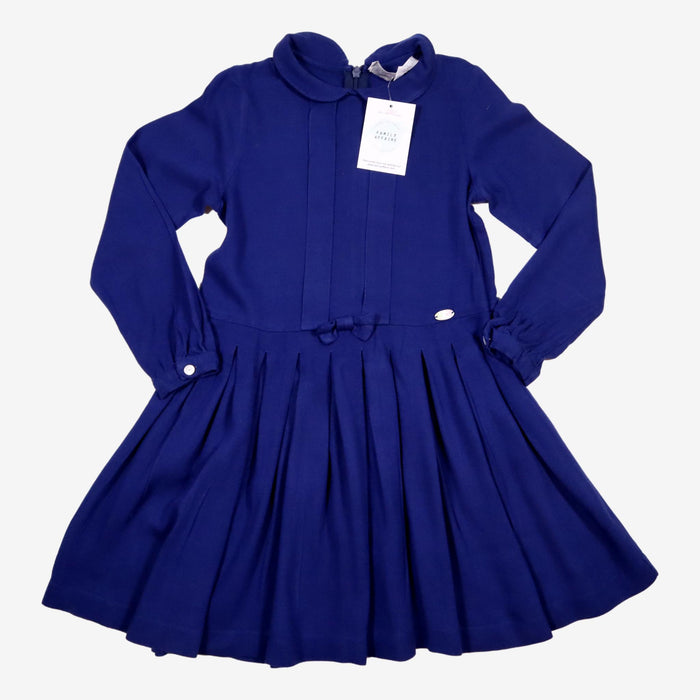 TARTINE ET CHOCOLAT 6 ans robe bleu plissée