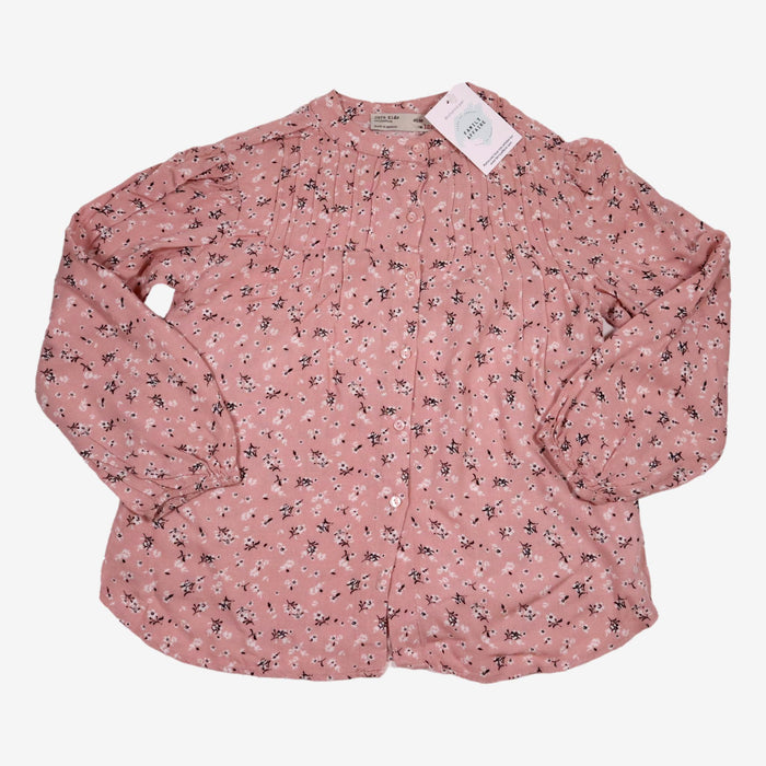 ZARA 8 ans blouse rose fleurie