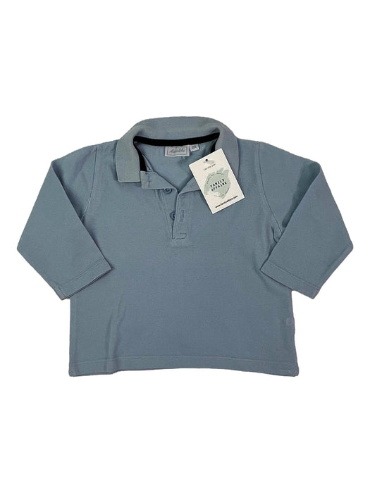 ACANTHE 2 ans tee shirt polo bleu