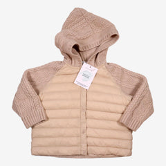 BONPOINT 18m doudoune gilet beige