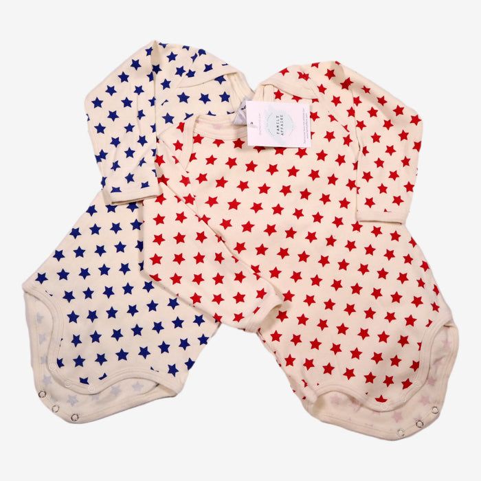 PETIT BATEAU 18m lot 2 bodys étoile