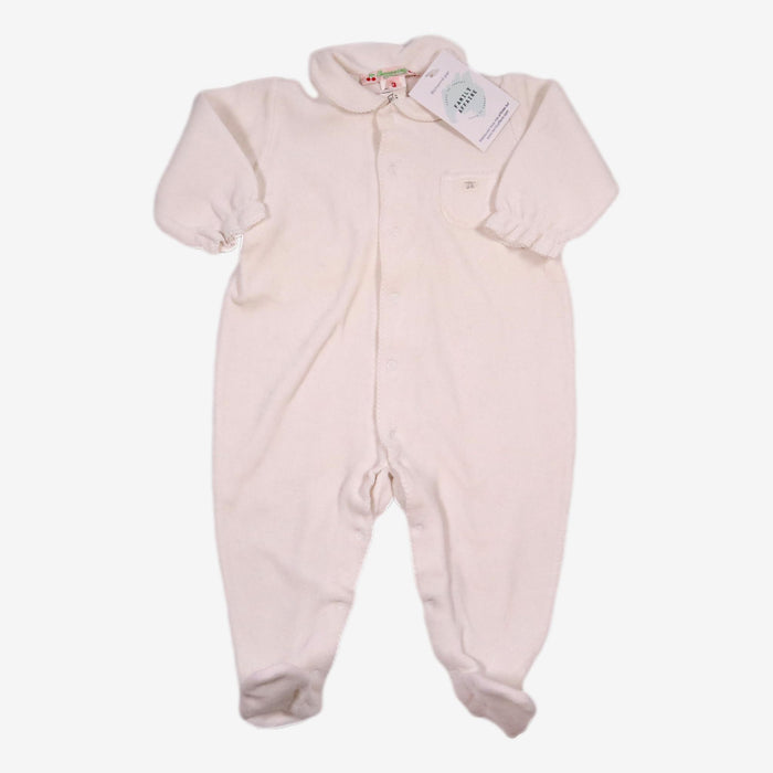 BONPOINT 3m pyjama blanc velours