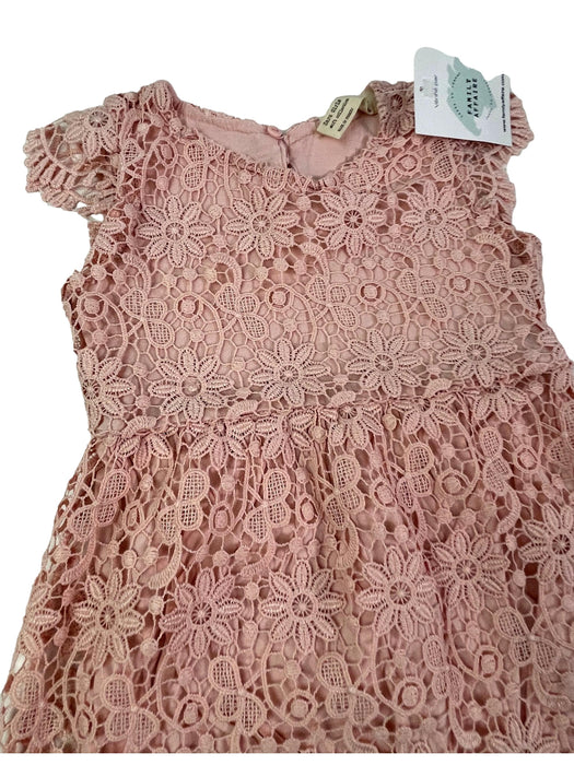 ZARA 3/4 ans robe rose dentelle