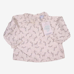 TARTINE ET CHOCOLAT 6m blouse écru motif gris