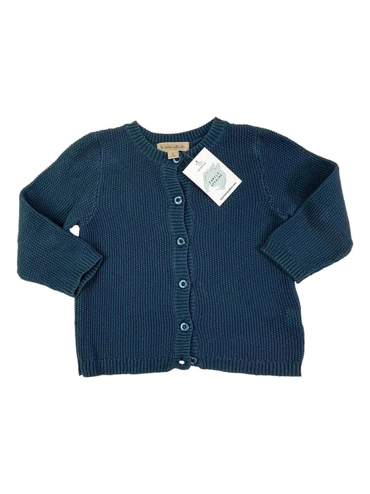 LA PETITE COLLECTION 2 ans Gilet en maille bleu