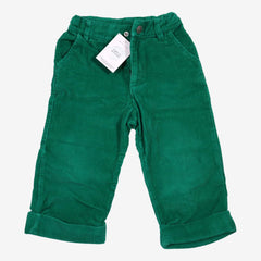 PETIT BATEAU 4 ans pantalon velours vert