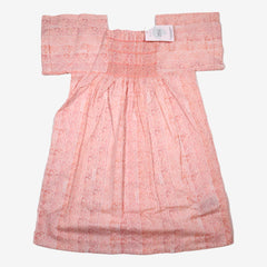 BONPOINT 6 ans robe smock rose motif