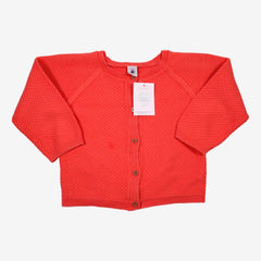 PETIT BATEAU 5 ans gilet corail