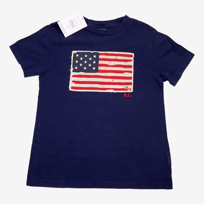 RALPH LAUREN 7 ans tee shirt drapeau