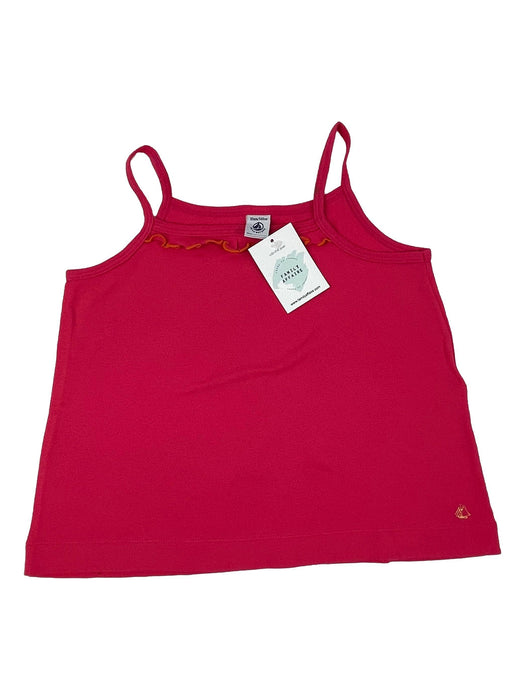 PETIT BATEAU 10 ans tee shirt débardeur rose