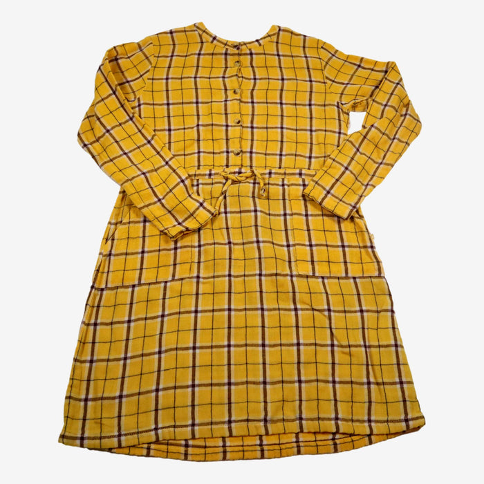 NICE THINGS MINI 10 ans robe jaune carreaux