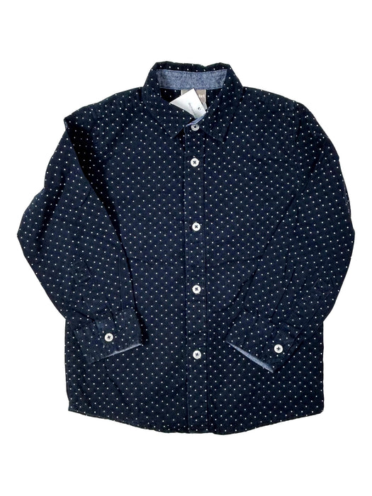 VERTBAUDET 5 ans Chemise bleue pois