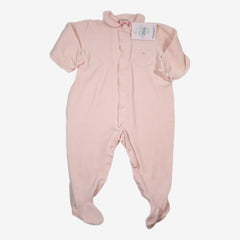 BONPOINT 12 mois Pyjama velours rose