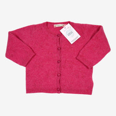 BONPOINT 2 ans Gilet rose cerises cachemire