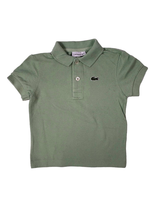 LACOSTE 2 ans Polo vert amande