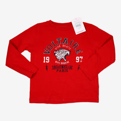 ZADIG & VOLTAIRE 4 ans Teeshirt rouge