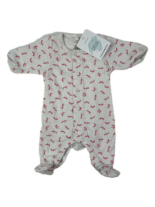 PETIT BATEAU 3 mois pyjams blanc libellules