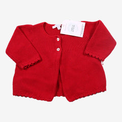 JACADI 6m gilet rouge