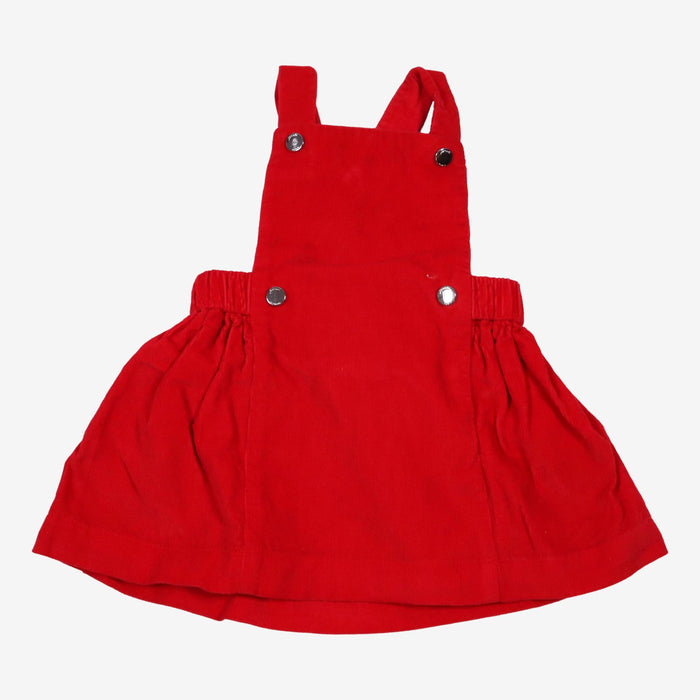 JACADI 12 mois Robe velours rouge