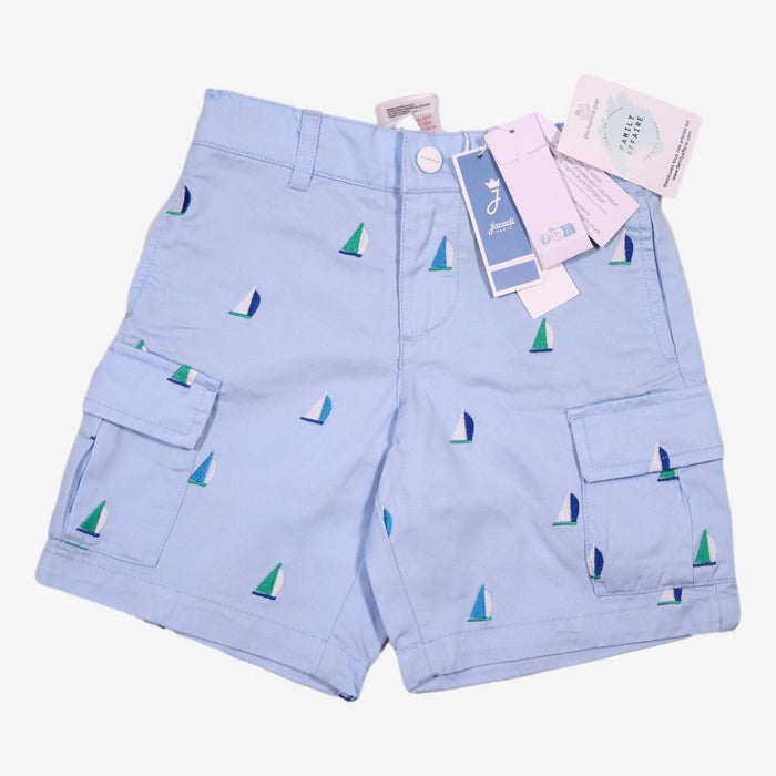 JACADI Short bleu voiliers Neuf