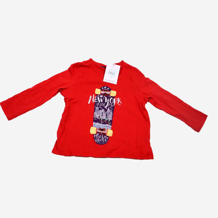 SERGENT MAJOR 3 ans Teeshirt rouge New York