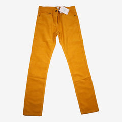 BONTON 12 ans pantalon velours jaune moutarde