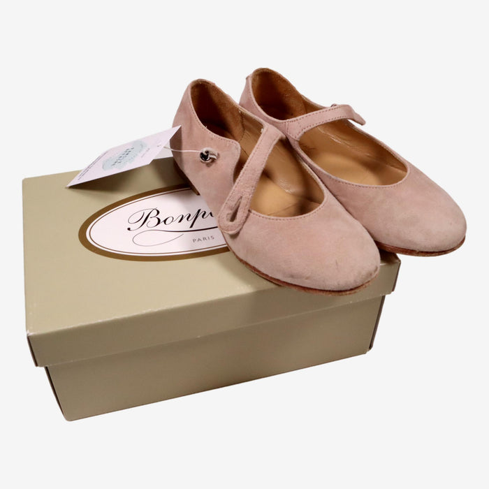 BONPOINT 29 ballerines roses en daim