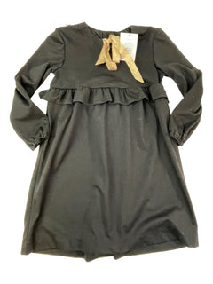 AMAIA 8 ans robe noire noeud doré