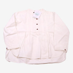 MALOUP 3 ans Chemise blanche col mao