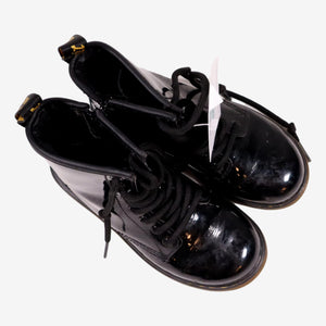 DR MARTENS 28 boots noires vernies