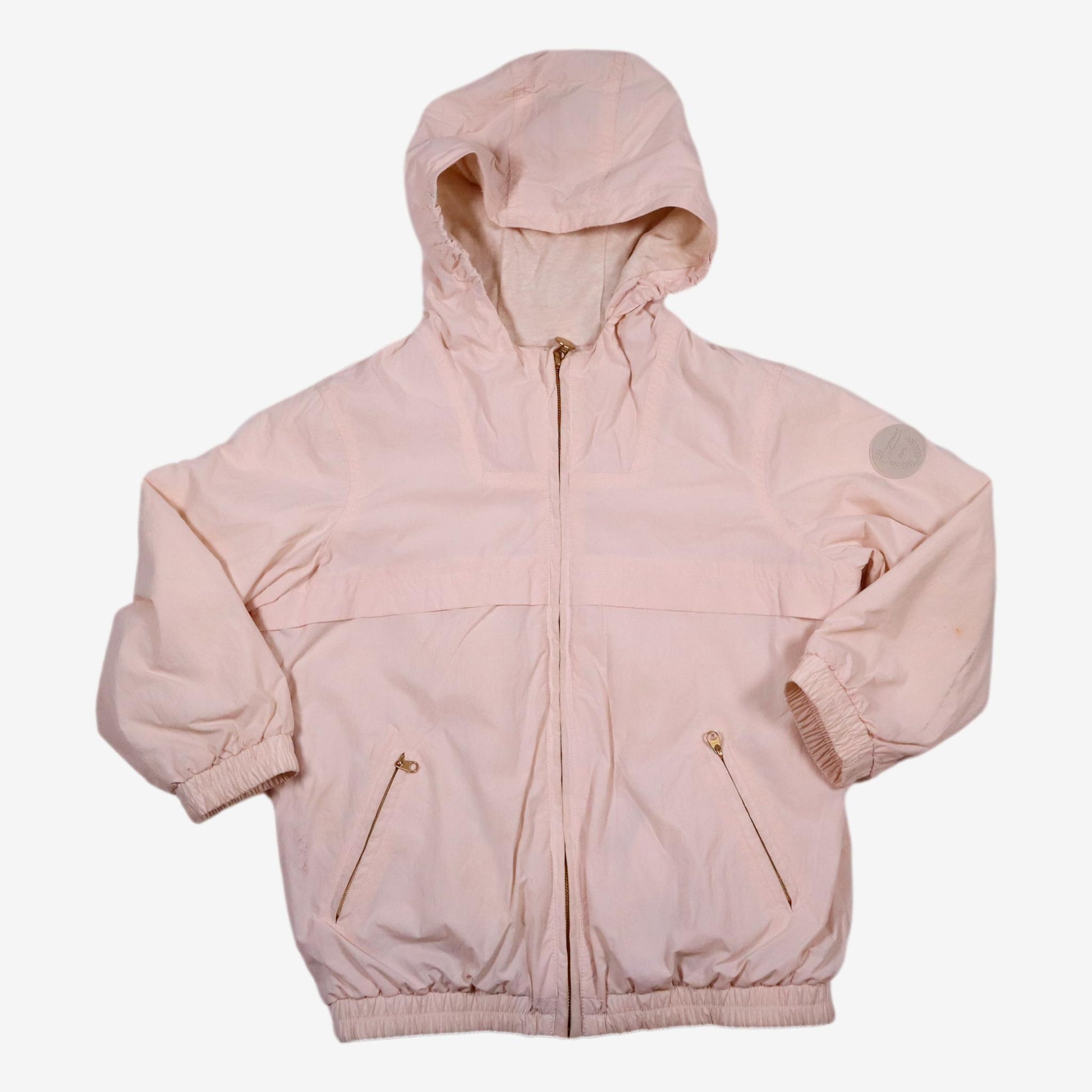 BONPOINT 6 ans Veste imperméable rose à capuche