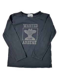 ARSENE ET LES PIPELETTES 6 ans T-shirt bleu motif western