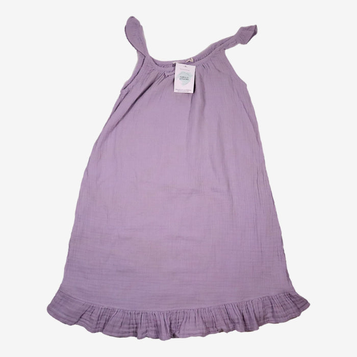 MONOPRIX 8 ans robe mauve gaze de coton