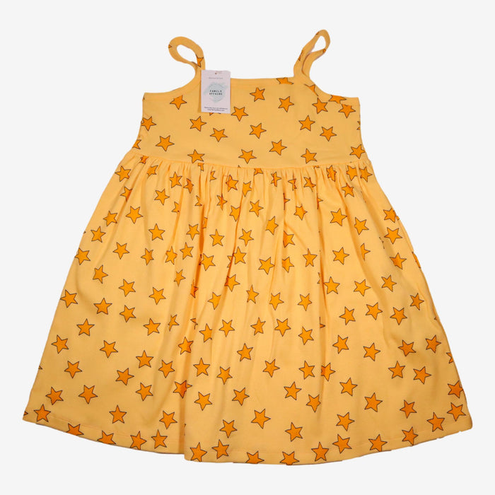 TINYCOTTONS 10 ans robe jaune étoile