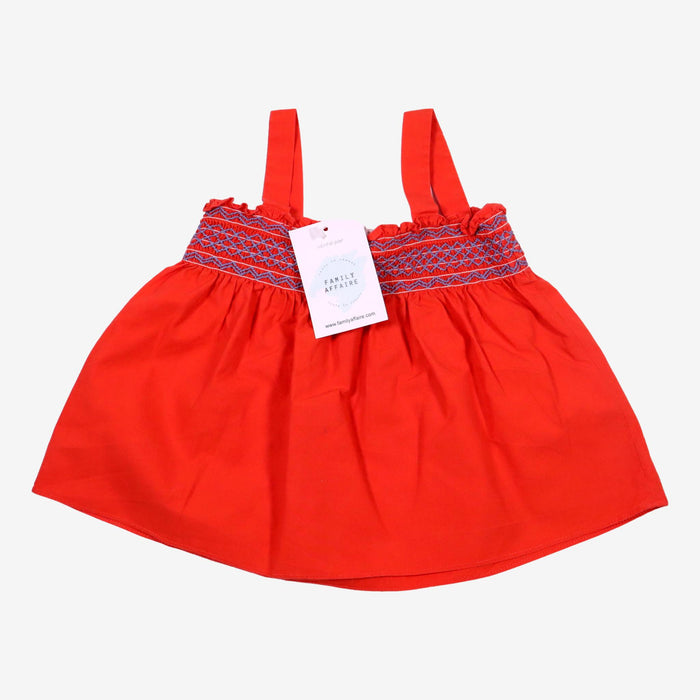 JACADI 2 ans Blouse bretelles à smock