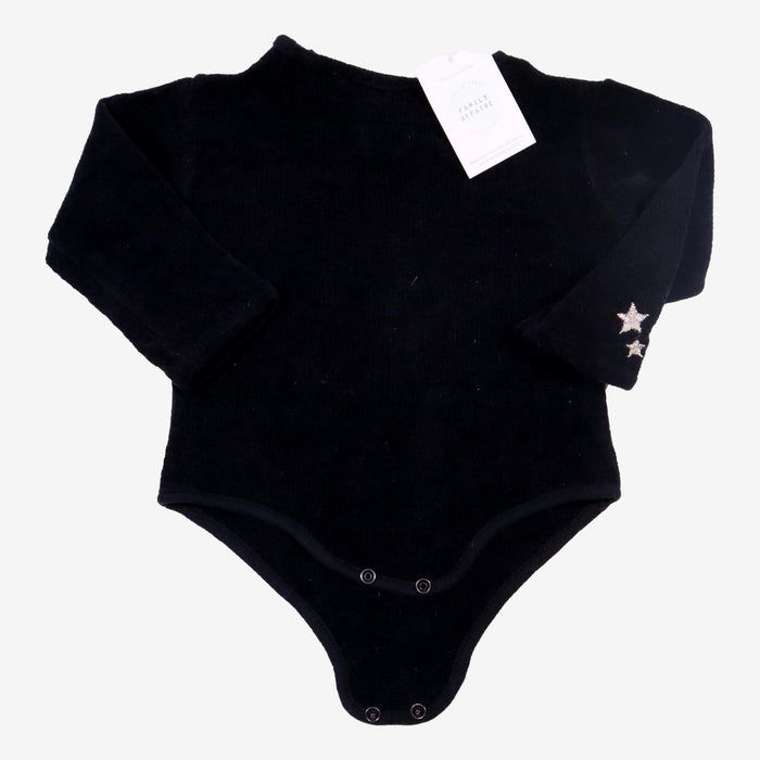 ZARA 2/3 ans Body noir velours