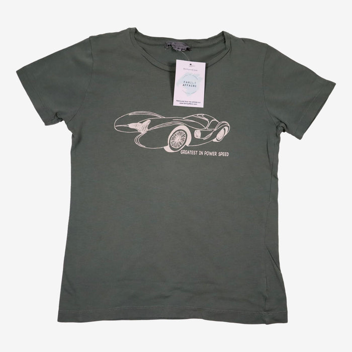 BONPOINT 8 ans t shirt vert voiture