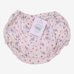 PETIT BATEAU 6 mois Bloomer blanc imprimé florale