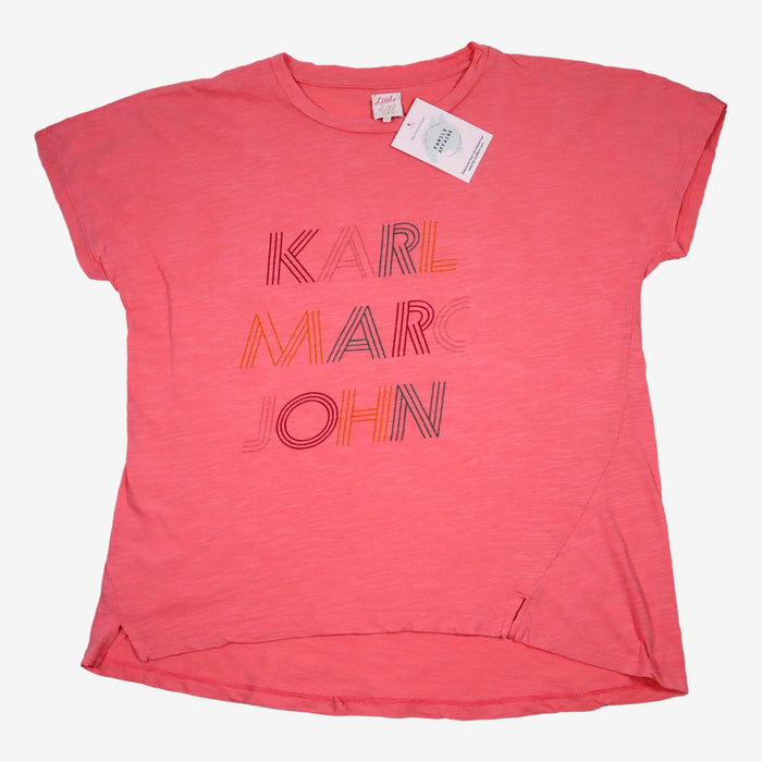 LITTLE KARL MARC JOHN 14 ans tee shirt rose