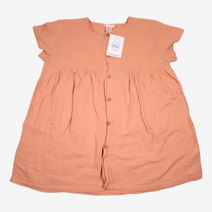 ZARA 6/7 ans robe en coton rose