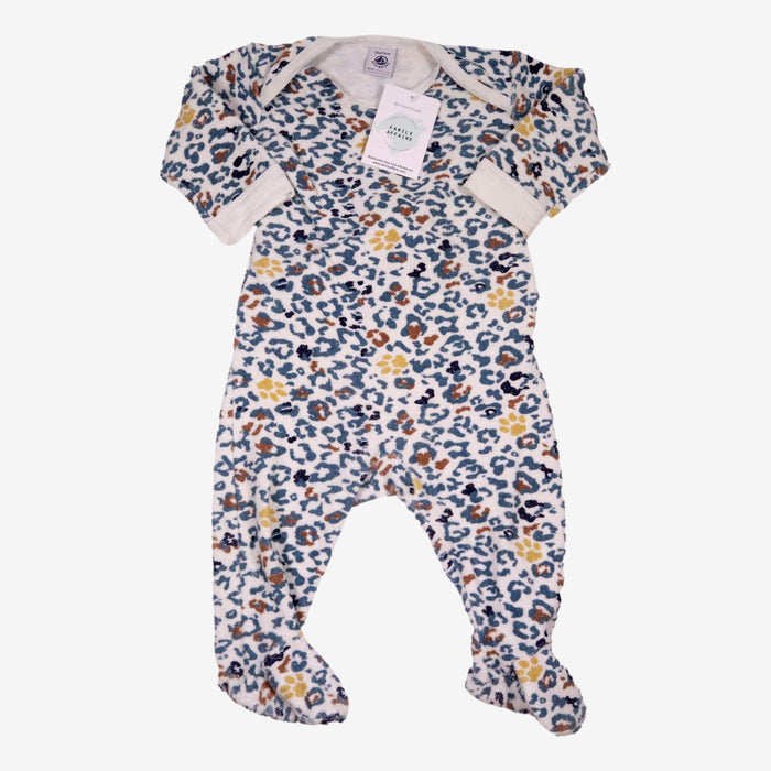 PETIT BATEAU 12 mois pyjama eponge imprimé animal